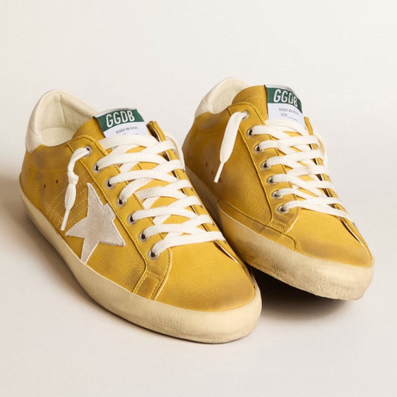 GOLDEN GOOSE - Men's Super Star Classic in Honey/White - MSRP $585.00 - BNIB - Picture 4 of 4